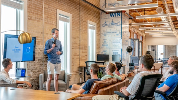 Business owners collaborating